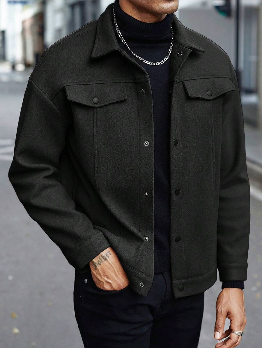 Street Fashion Men 2025 - 2025 Otoño/Invierno nueva chaqueta europea para