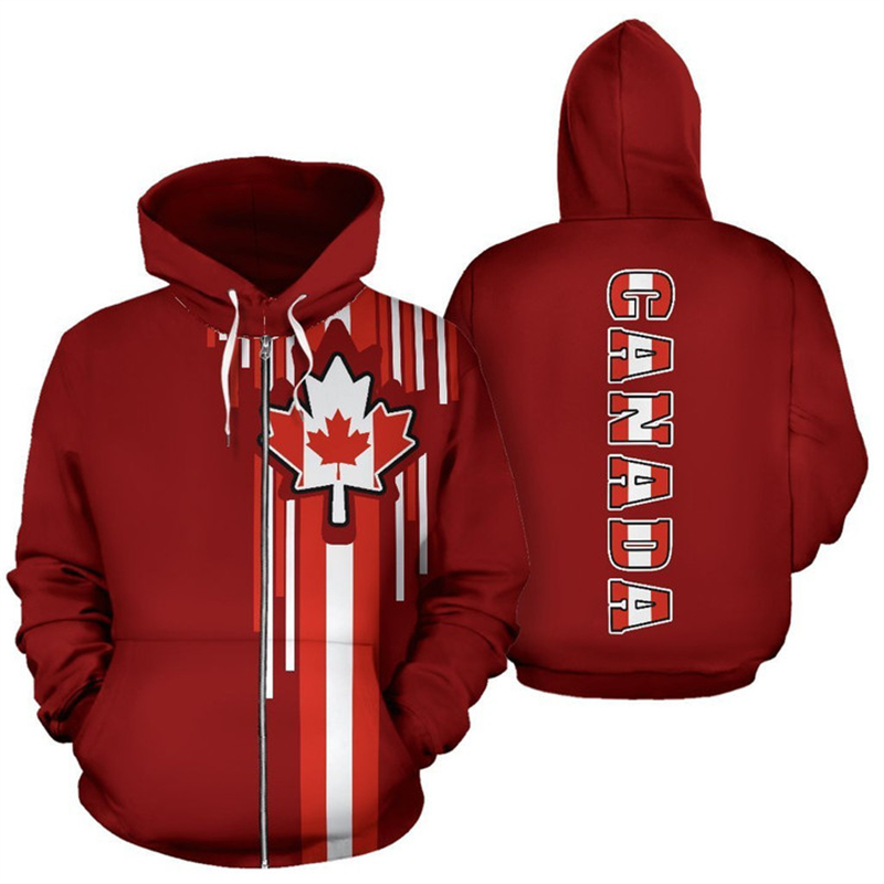 Street Fashion Canada - Sudadera con capucha con estampado 3d