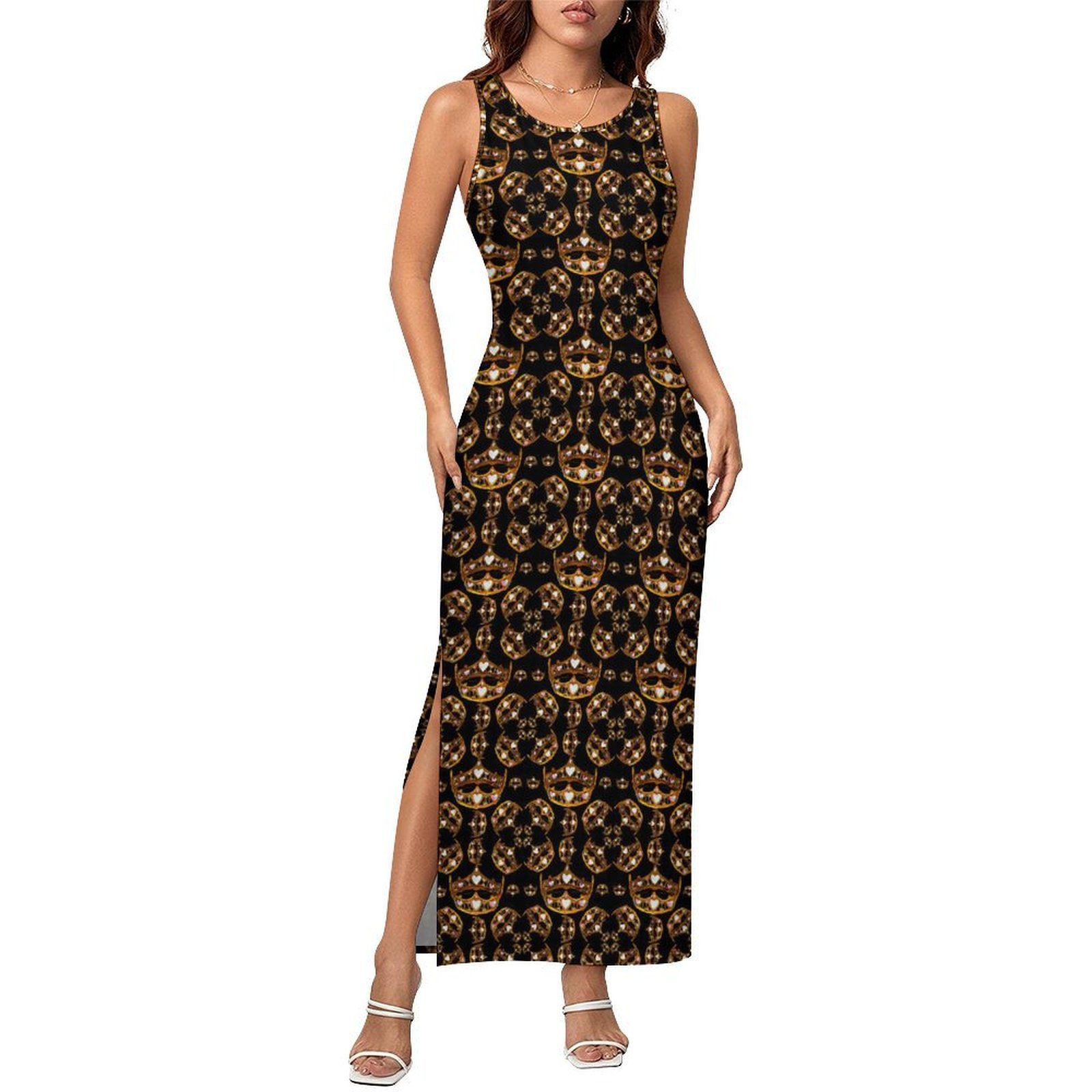 Queen Street Fashion - Vestido Queen of Hearts sin mangas