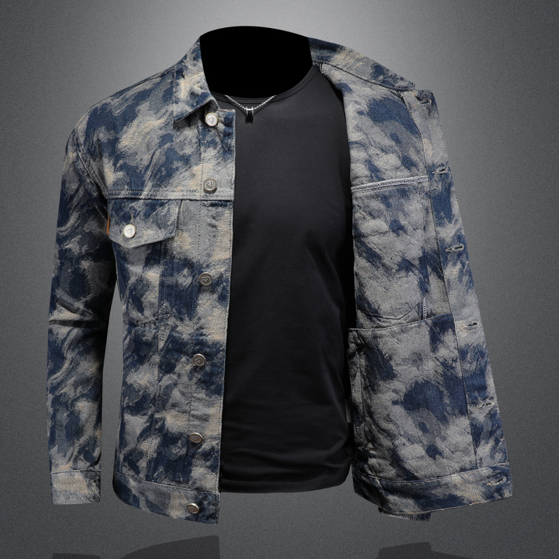 Chaqueta vaquera Vintage de pr - Street Fashion Men 2025 reseña y precio